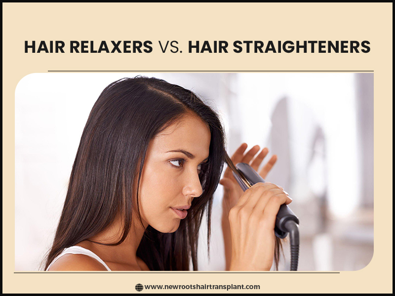 Hair relaxers vs hair straighteners