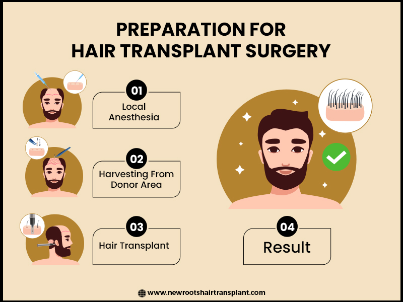 Preparation for Hair Transplant Surgery