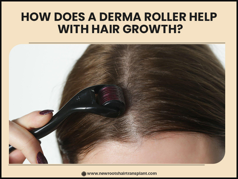 how does derma roller help with hair growth