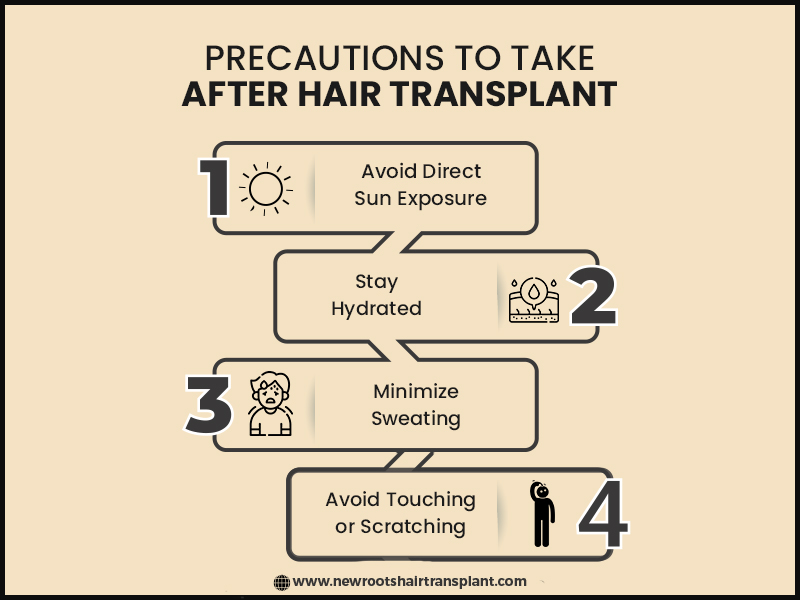 precautions to take after hair transplant